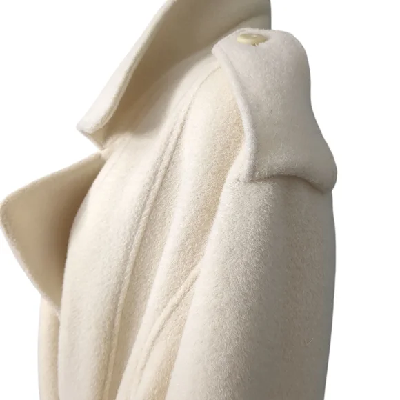 Harve Benard Cream Belted Coat - Picture 7 of 14